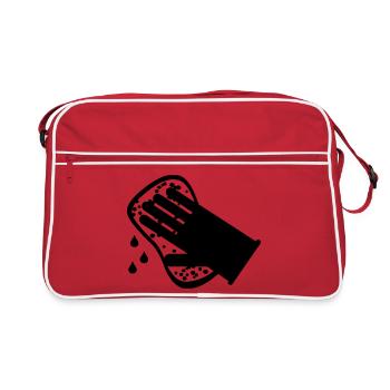 Cleaner glaze washer - Retro Bag - red/white - Front