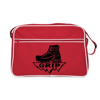 Hiking Shoe [Black] - Retro Bag - red/white - Front