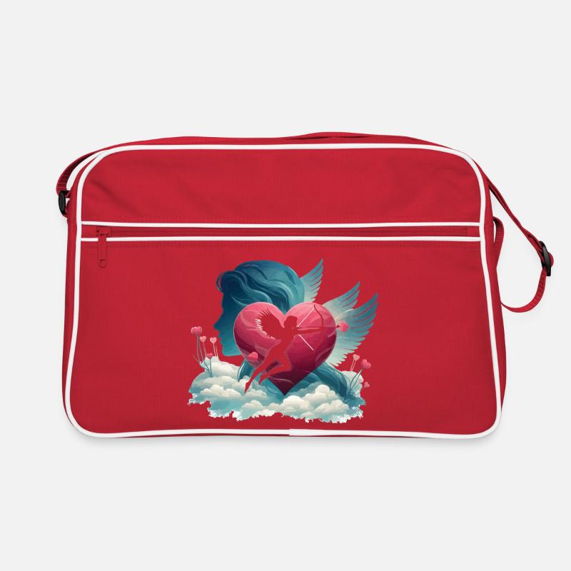 Cupid Archer Heart Artwork Retro Bag