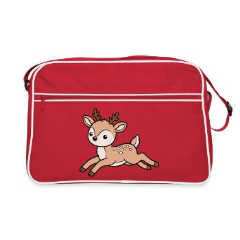 Chevreuil - Sac Retro - rouge/blanc - Devant