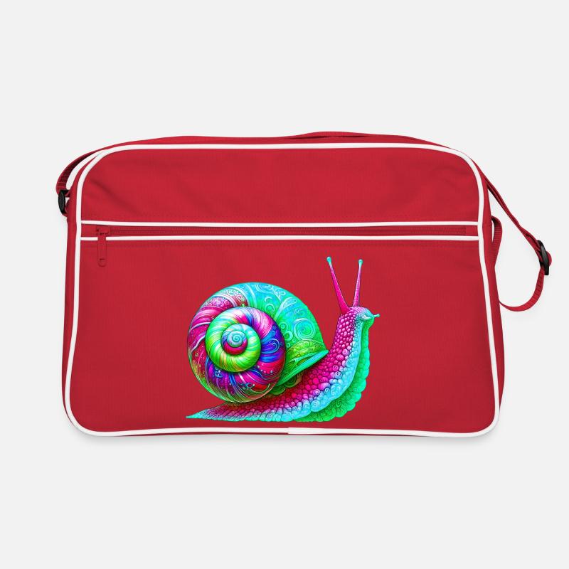 Schnecke Retro Tasche