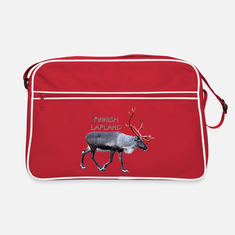FINNISH LAPLAND - Retro Bag - red/white