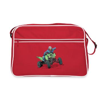 quad bike - Retro Bag - red/white - Front