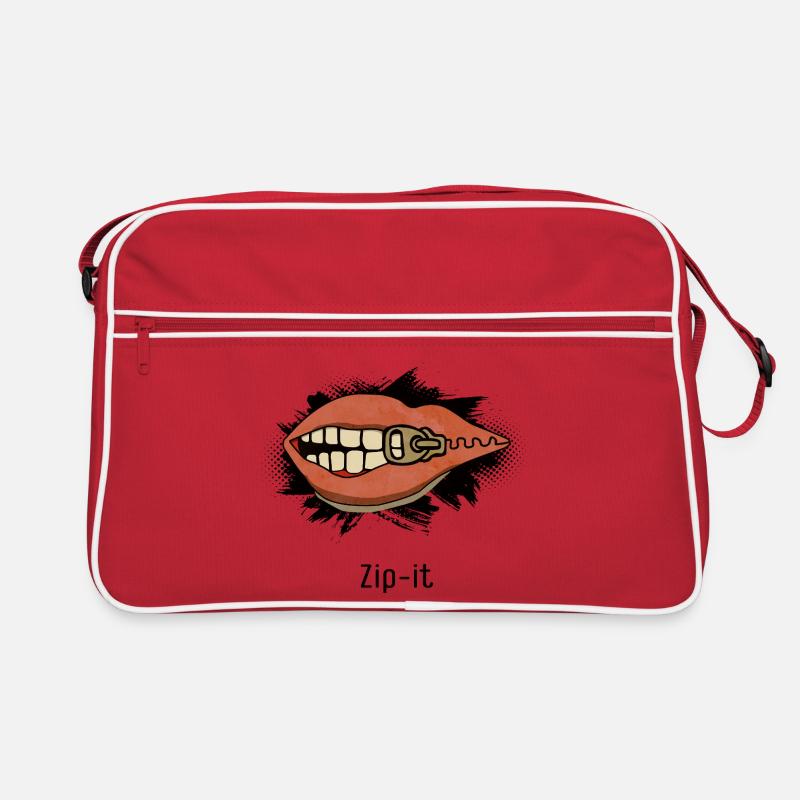 Zip it – une déclaration insolente dans un look pop art Sac Retro