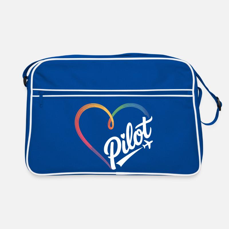 Pilot Herz Retro Tasche