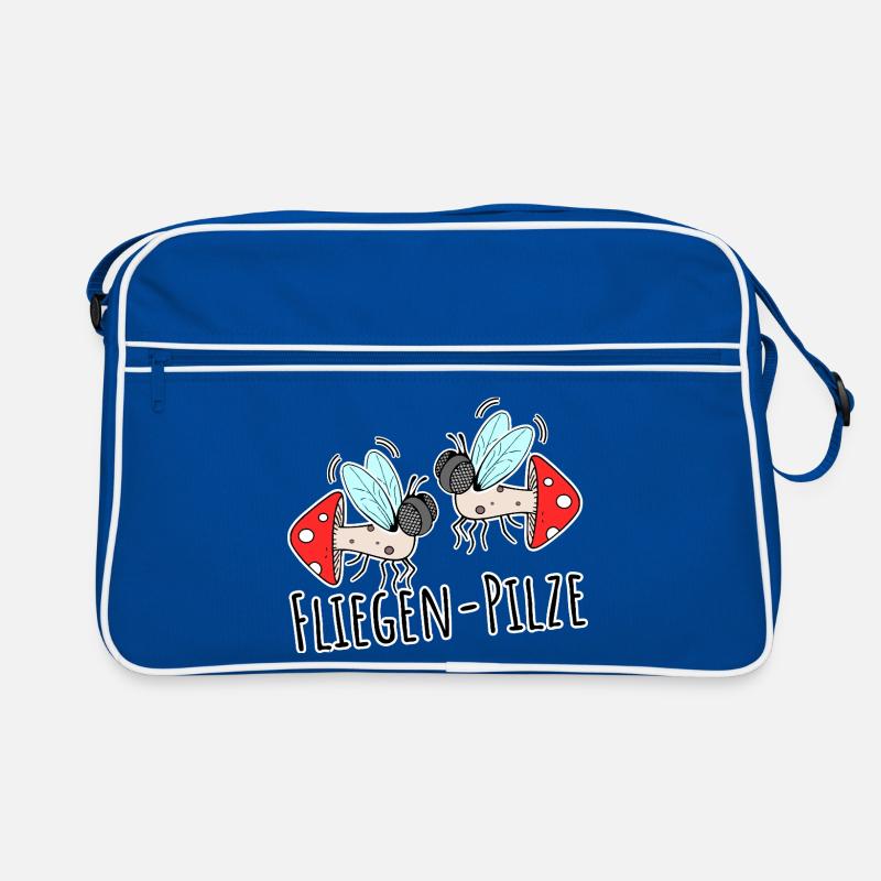Deux champignons mouches Sac Retro