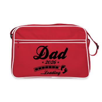 Papa 2026 Chargement Papa - Sac Retro - rouge/blanc - Devant