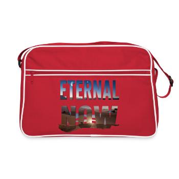 Éternel maintenant - Sac Retro - rouge/blanc - Devant