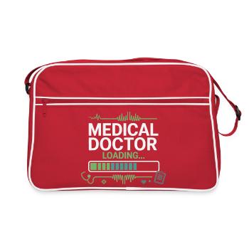 Medical Doctor Loading - Retro Bag - red/white - Front