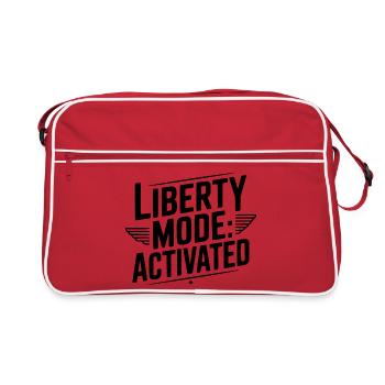 Liberty-Modus: Aktiviert - Retro Tasche - Rot/Weiß - Vorne
