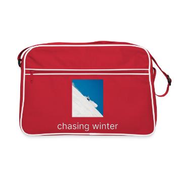 Chasing Winter - Retro Bag - red/white - Front