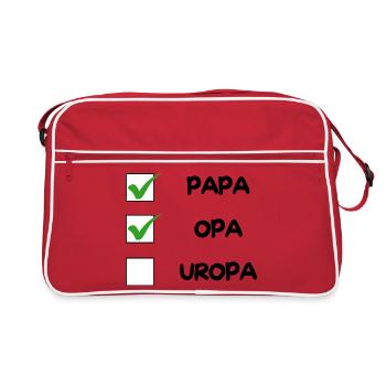 Liste de contrôle OPA - Sac Retro - rouge/blanc - Devant