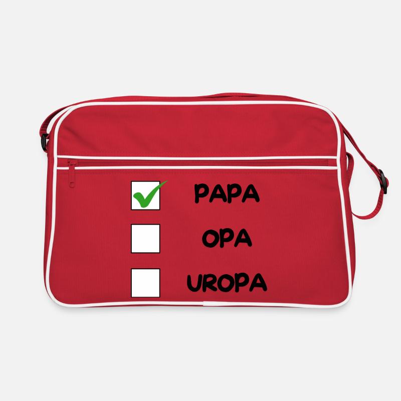 PAPA Checkliste Retro Tasche
