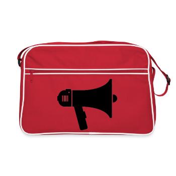megaphone - Retro Bag - red/white - Front