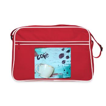 Café - Sac Retro - rouge/blanc - Devant
