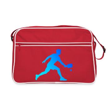 Communauté de Pickleball pour les fans de la communauté Pickleball - Sac Retro - rouge/blanc - Devant