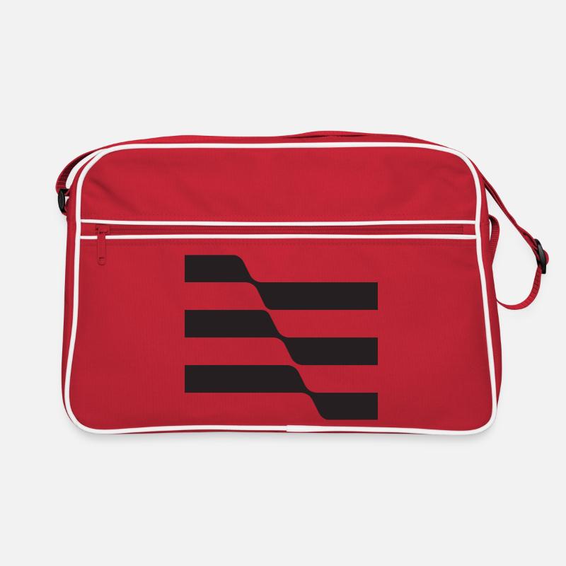 Conception de la vague noire Sac Retro