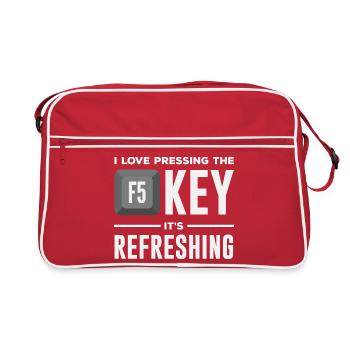 F5 Key Programmer - Retro Bag - red/white - Front
