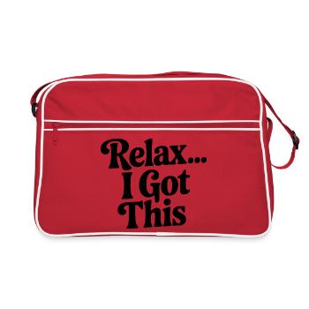 Détends-toi... Je m’en occupe - Sac Retro - rouge/blanc - Devant