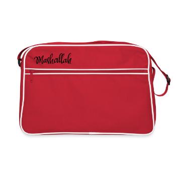 Mashallah - Retro Tasche - Rot/Weiß - Vorne