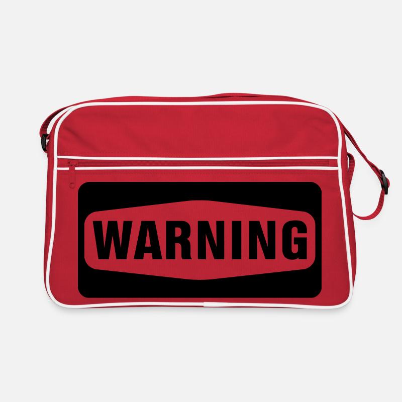 Warning Retro Bag