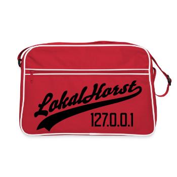 Lokal Horst - Retro Tasche - Rot/Weiß - Vorne