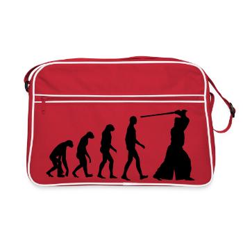 Kendo / Kendoka / Art Martial / Sword - Sac Retro - rouge/blanc - Devant