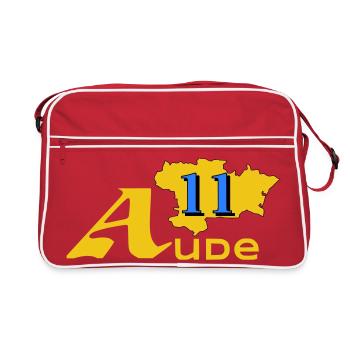 Aude - Sac Retro - rouge/blanc - Devant