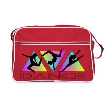 Danser - Sac Retro - rouge/blanc - Devant