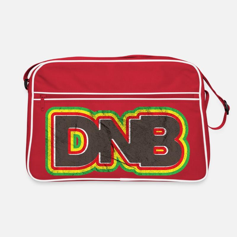 DnB Graffiti Junglist Grunge Logo Retro Tasche