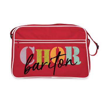 Choir Baritone - Retro Bag - red/white - Front