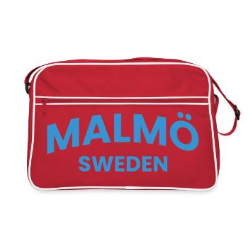 Malmö - Retro Bag - red/white - Front