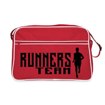 Runners Team - Retro Bag - red/white - Front