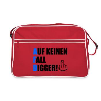 Certainement pas digga - Sac Retro - rouge/blanc - Devant