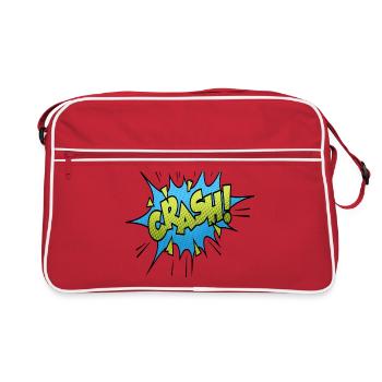 Pop Art - CRASH! - Retro Bag - red/white - Front