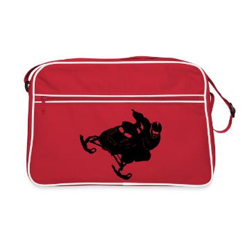 Snowmobile cleasanna tiománaí - Retro Bag - red/white - Front
