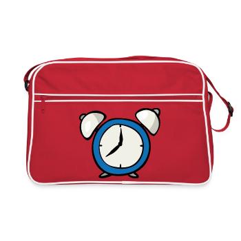 alarm clock - Retro Bag - red/white - Front