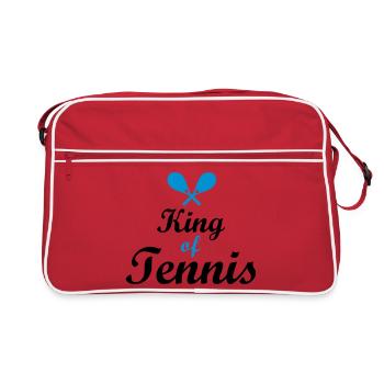 tennis - Sac Retro - rouge/blanc - Devant