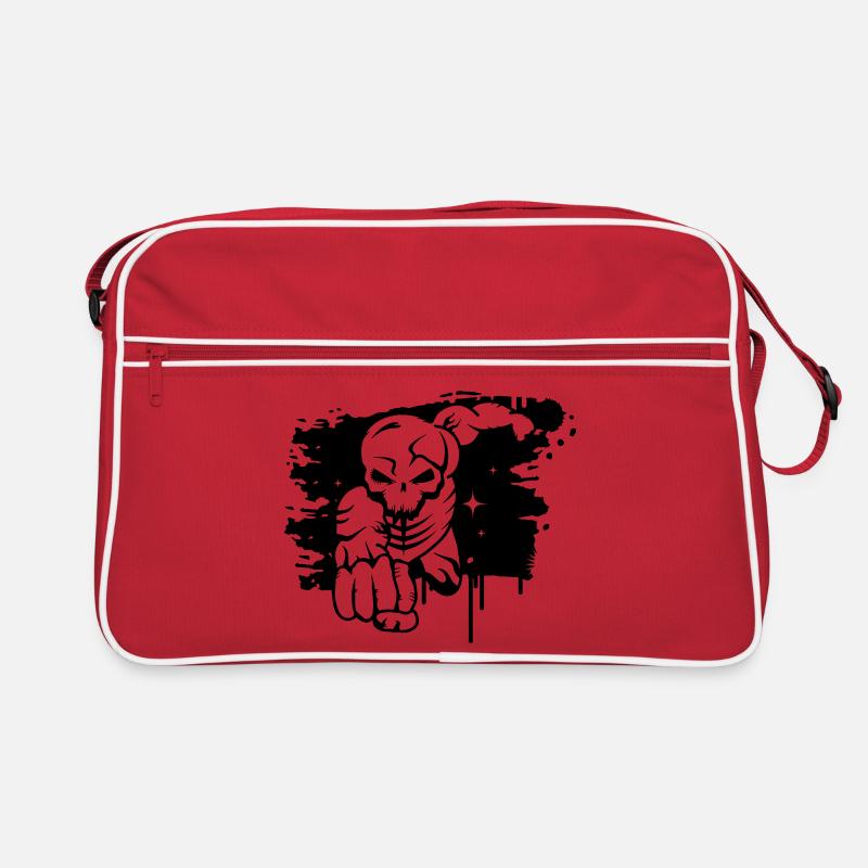 Ein toter Superheld Graffiti Retro Tasche