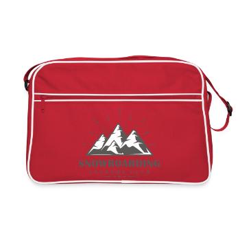 Snow Mountain Snowboard Design - Retro Bag - red/white - Front
