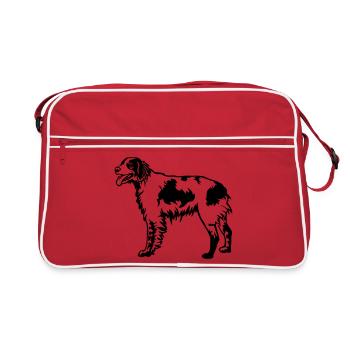Epagneul Breton - Sac Retro - rouge/blanc - Devant