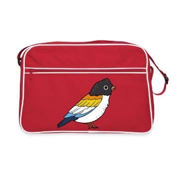 Fierté de Vogel Aroace - Sac Retro - rouge/blanc - Devant