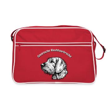 Styrian Bracke Portrait - Sac Retro - rouge/blanc - Devant
