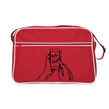 Moi aussi - Sac Retro - rouge/blanc - Devant