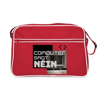 Computer Says NO (Retro) - Retro Bag - red/white - Front