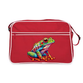 Grenouille - Sac Retro - rouge/blanc - Devant