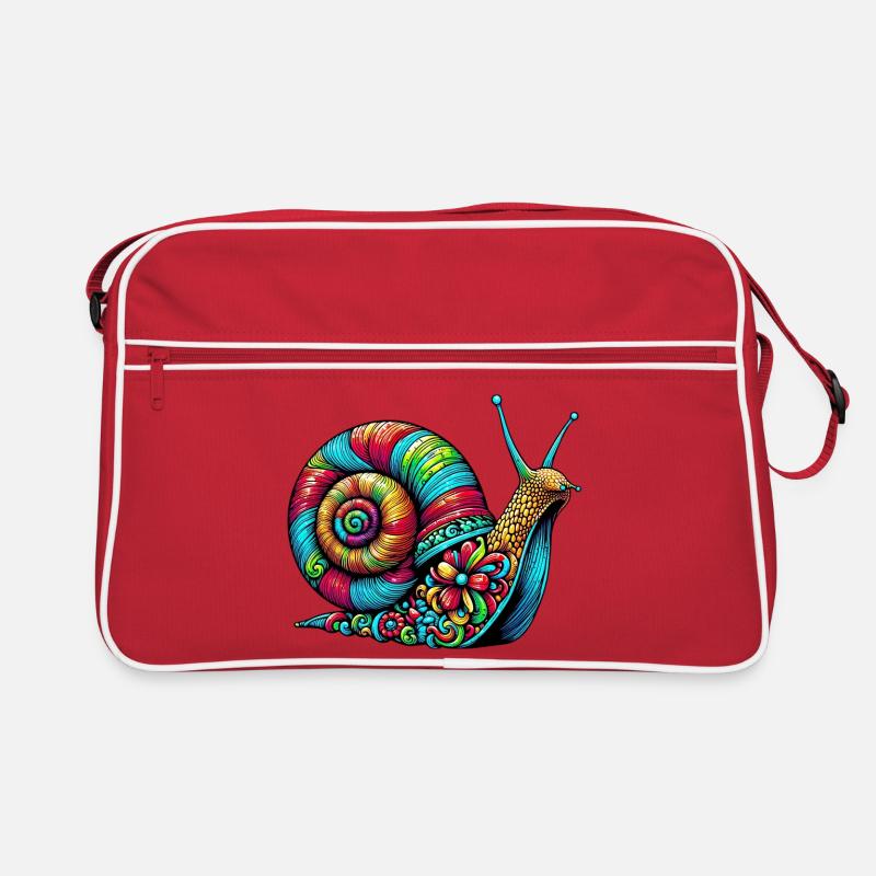 Schnecke Retro Tasche