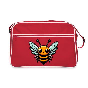 Abeille - Sac Retro - rouge/blanc - Devant