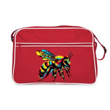 Abeille - Sac Retro - rouge/blanc - Devant