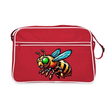 Abeille - Sac Retro - rouge/blanc - Devant